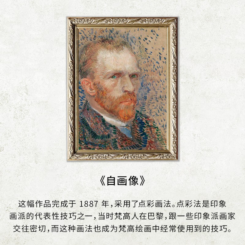 梵高（VanGogh）瑞士手表男-自画像Gent02-1-M