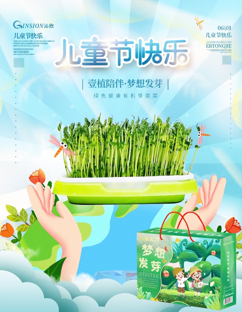 儿童水培种植苗芽菜套装儿童DIY