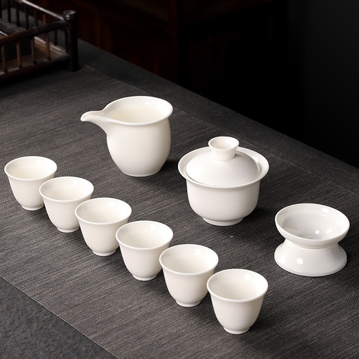中国白-盖碗茶具套组
